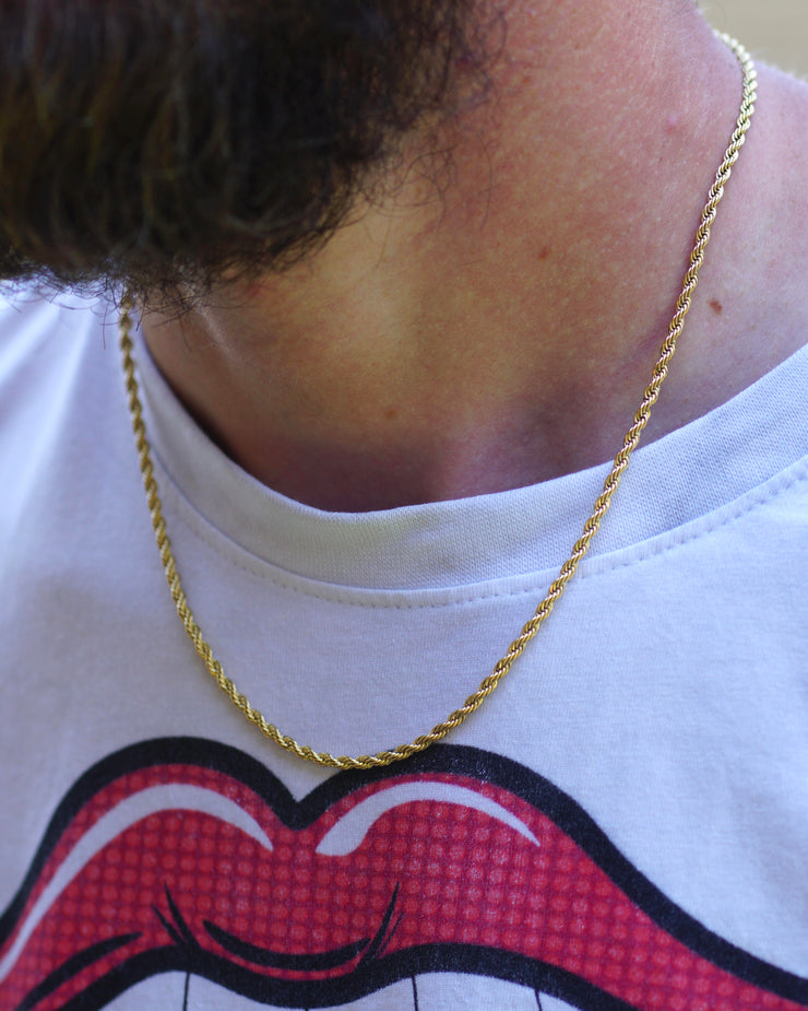 3mm Gold Rope Chain